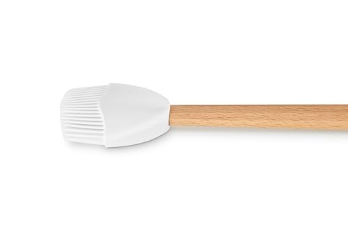 Le Creuset Silicone Signature Basting Brush, White - color: White