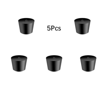 5Pcs Solid Rubber Stoppers 8# Tapered Lab Bungs Solid Rubber Stoppers - size: 5Pcs 8#