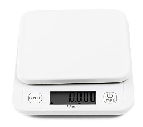Ozeri Garden and Kitchen Scale II, with 0.1 g (0.005 oz) 420® Variable Graduation Technology® - color: White