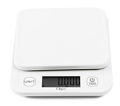 Ozeri Garden and Kitchen Scale II, with 0.1 g (0.005 oz) 420® Variable Graduation Technology® - color: White