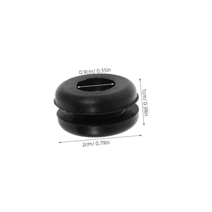 FOMIYES 5pcs Rubber Airlock Grommet Seal Set for Mason Jar and Beer Fermenter Lid, Airtight Homebrew Wine Supplies Compatible with Fermentation Airlock Insertion