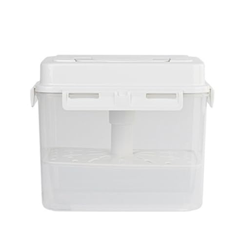 Plastics Pickle Jar with Handle Kimchi Press and Fermentation Box Sealed Container Kitchens Food Storage Organizers - color: 5
