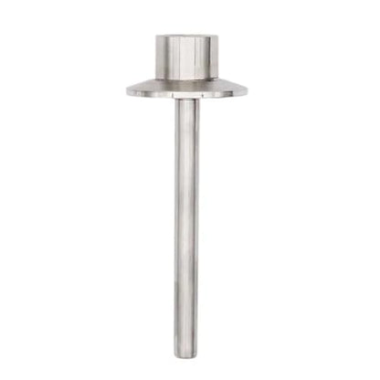 1.5"TC Thermowell 1/2" FNPT 4" Probe Stainless Steel Homebrew Kettle Conical Fermenter Thermowell