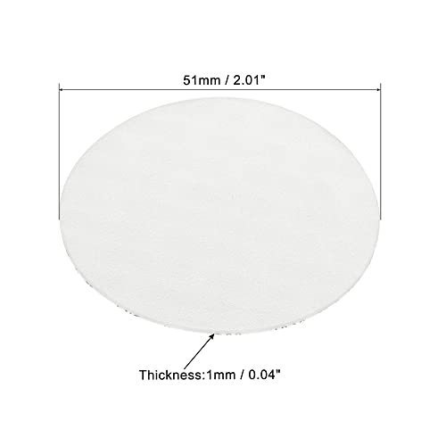 PATIKIL 51mm/2.01" Foam Lid Liner, 50Pack PS Foam Resistant Tamper Pressure Sensitive Seal for Bottle Cap Liners Seals - size: 51mm