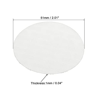 PATIKIL 51mm/2.01" Foam Lid Liner, 50Pack PS Foam Resistant Tamper Pressure Sensitive Seal for Bottle Cap Liners Seals - size: 51mm