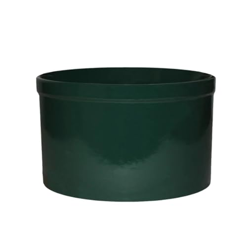 Ohio Stoneware Preserving Crock, 2 Quart, Stoneware, Hunter Green, Cylindrical, for Canning and Pickling, Microwave Safe, Dishwasher Safe, Lead-Free Glaze