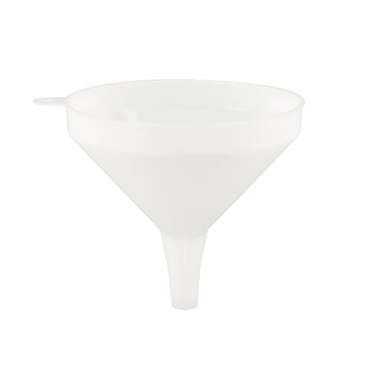 Restaurantware-Met Lux 16-ounce Plastic Funnel, 1 Plastic Funnel - Precise Spout, White Pouring Tool, Wide Spout, For Transferring Ingredients - size: 16 oz, style: Funnel