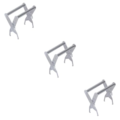 Sosoport 3pcs Bee Frame Holder for Beekeeping Beehive Grip Tool Stainless Steel Material Frame Lifter Easy Beehive Handling - color: Whitex3pcs, size: mediumx3pcs