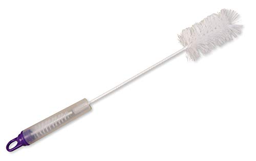 Miller Manufacturing Bottle Brush Extra-Long Flexible Handle Cleaning Tubes Caps