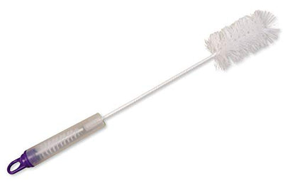 Miller Manufacturing Bottle Brush Extra-Long Flexible Handle Cleaning Tubes Caps
