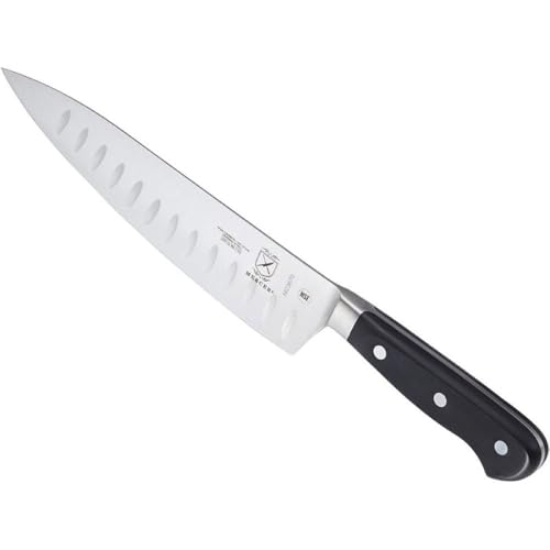 Mercer Culinary M23670 Renaissance, 8-Inch Granton Edge Slicing Knife - color: Granton Edge Slicing Knife, size: 8"