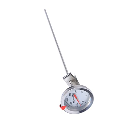DAN&DRE Probe Cooking 32 * 7 * 7 12" Long Stainless Steel Cooking Probe Thermometer with Clamp/Holder for Food, Meat, Home Brew Wine Kettle