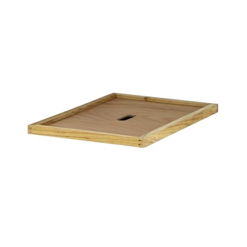 Hoover Hives 8 Frame Langstroth Beehive Parts Kit Dipped in 100% Beeswax Includes Telescoping Top Cover, Oval Bee Escape, Inner Cover, Solid Bottom Board, Entrance Reducer & Queen Excluder - size: 8 Frame