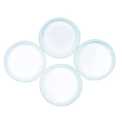 4 pack Wide Mouth Tempered Glass Fermentation Weights for Lacto Fermenting in Wide Mouth Mason, Ball, Canning Jars by Mason Jar Lifestyle (4)