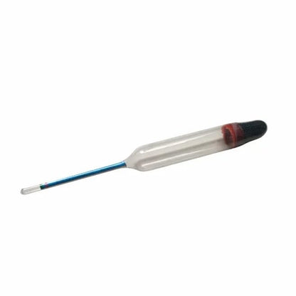 Milk Densimeter 15-40 for Temperature and Density Measurement Milk Hydrometer Glass Float Thermometer Pack of 1 pcs