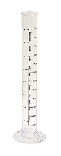 12” Plastic Hydrometer Test Jar One-Piece