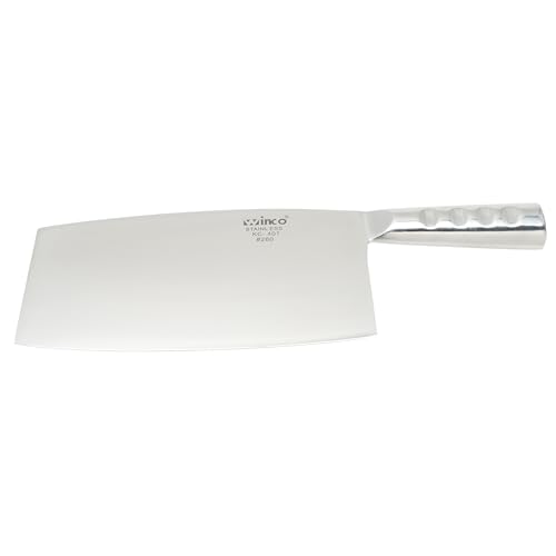 Winco , 12.541.25, Stainless Steel - size: 8.3", style: Chinese Cleaver/Steel Handle