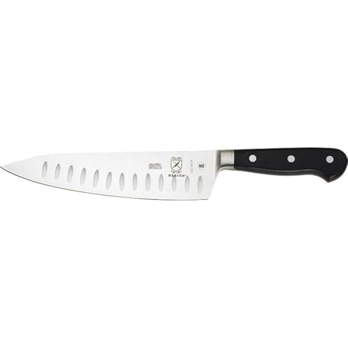 Mercer Culinary M23670 Renaissance, 8-Inch Granton Edge Slicing Knife - color: Granton Edge Slicing Knife, size: 8"