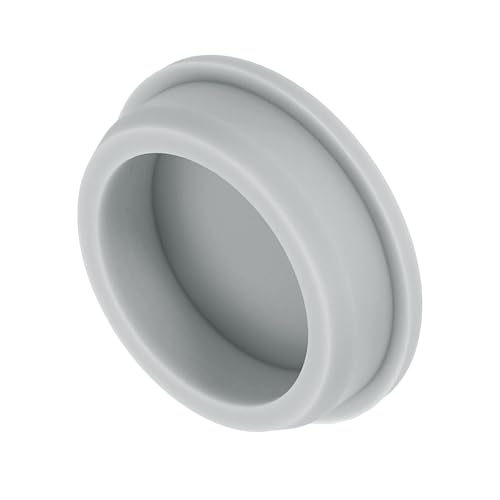 uxcell Silicone Rubber Plug, High Temp Round Hole Plug Waterproof Rubber Stopper Pipe End Caps Fit 51mm/2.01" for Bathtub Bottle Sealing, Grey - size: 51mm/2.01"
