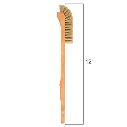 Redecker Bottle Brush, Light Horsehair Bristles, 14.5 Inch Long Narrow Brush for Narrow Neck Bottles, Made in Germany