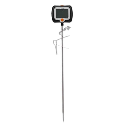 ASHATA Digital Candy Thermometer with Probe | 25cm Stainless Steel Clip Pot Kitchen Tool for Jam Chocolate Making (KT Black English with Clip Sleeve)