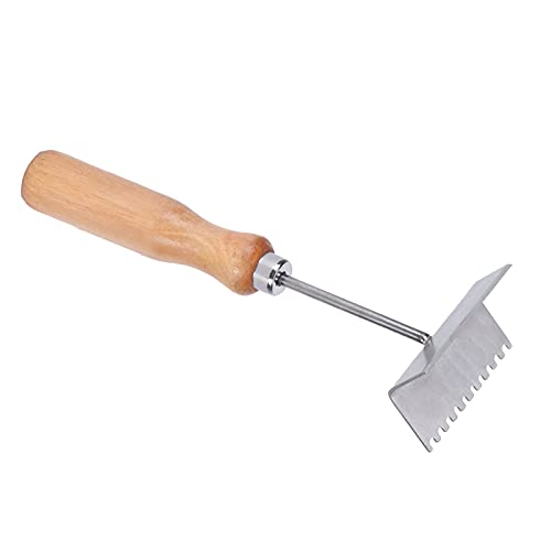 Honey Scraper Shovel, Beekeeping Tool Beehive Shovel 8.7x2.0x2.4in Queen Bee Excluder Stainless Steel Beehive Frame Shovel for Garden