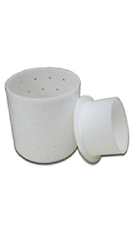 CHEESE MAKING MOLD 3- CYLINDER, BASE AND FOLLOWER