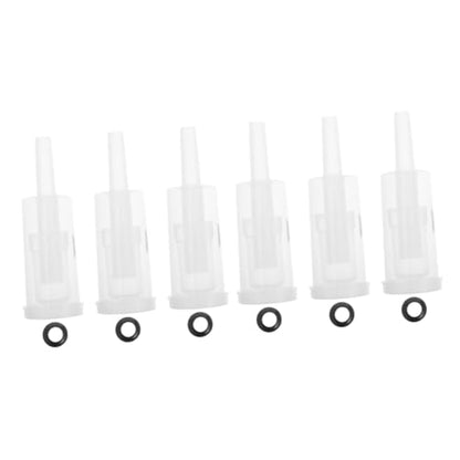MAGICLULU 2sets One Way Valves Kit for Homemade Wine Beer Valves with Grommets for Air Lock Fermenting and Food Preservation 6pcs*2
