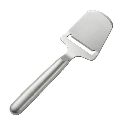 Stainless Steel Hollow-Handled Cheese Knife – A multifunctional kitchen tool for cheese, butter, paring and grating, ideal for snacks, charcuterie and baking (silver)