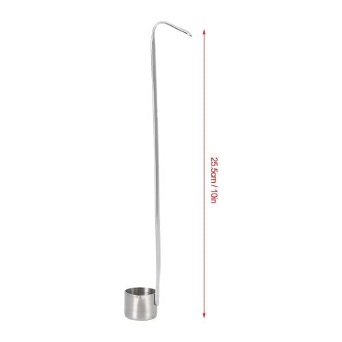 Stainless Steel Wine Ladle Spoon Long Handle Easy Gripping Smooth Edge Wine Dipper Beer Pouring Measure Liquid Spoon for Kitchen(25ML) - size: 25ML