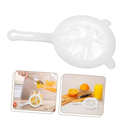 Fine Mesh Food Strainer Filter for Juicing and Honey 2pcs with Double-handle Plastic Frame Mesh Sieve for Soy Milk Juice Coffee Tea Kitchen Filtering