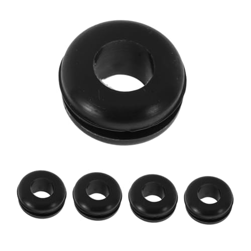 Kichvoe 5pcs Leakproof Airlock Grommet Set for Fermenter Lid Hole Seal Airtight Rubber Bucket Lid Grommets for Homebrew Wine and Beer Fermentation Supplies