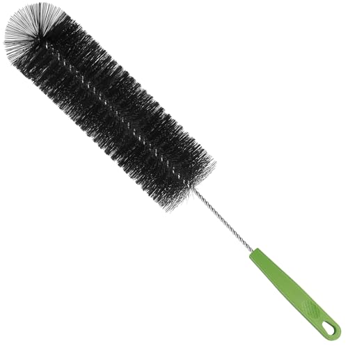 Long Bottle Brush, 12.98 in Bendable Cleaner Brushes for Cleaning Neck Beer Bottles, Wine, Baby Bottles, Water Bottles, Tumblers, Flask, Bird Feeder, Vase, Pipes and Brewing Supplies Black/1Pack - color: Brush-daheishua