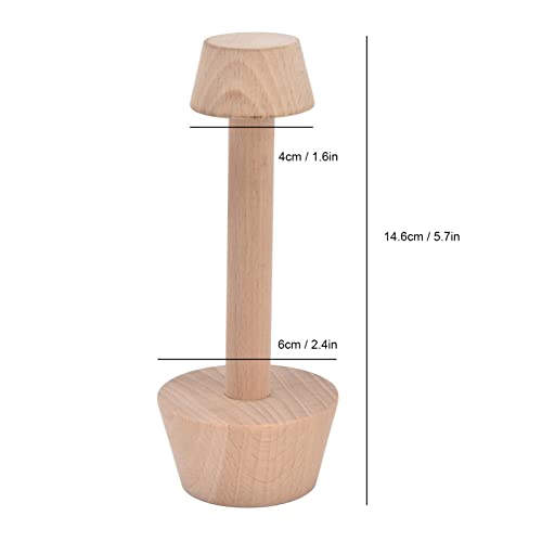 GOWENIC Mini Egg Tart Mold Wooden Double Sides Pie Maker for Egg Tarts Muffins Pecan Pies Cheesecakes Dessert DIY Baking Tools