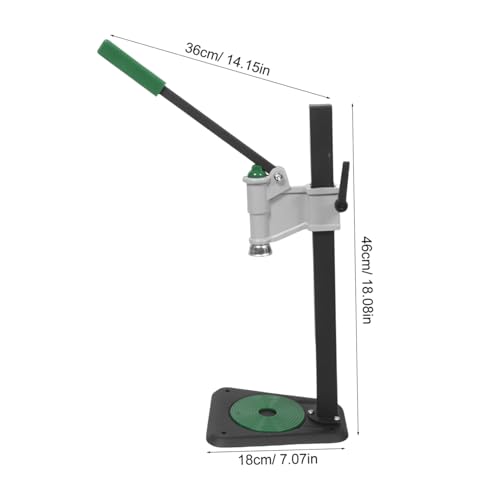 Manual Tabletop Bottle Capper for Homebrew Beer and Soda, Hand Operated Adjustable Lever Capping Machine for Standard Glass Bottles, Kitchen Countertop Use