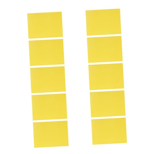 10pcs Beekeeping Equipment Beeswax Sheets Beehive Foundation Beehive Raising Tool