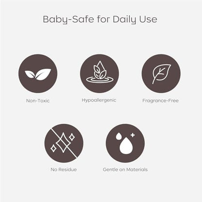Bc Babycare Detergent Tablets for Clarvion & All Baby Bottle Washers, 120 Count - Deep Clean for Bottles & Pump Parts, Removes Milk Film, Grease & Odor, Fast-Dissolving, Baby-Safe & Residue-Free
