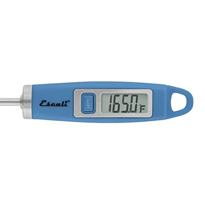 Escali DH1 Gourmet Digital Meat Thermometer with Extra Long Probe, NSF Certified, Blue - color: Blue