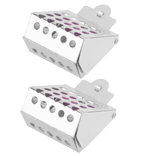 2Pcs Bee Queen Cage Galvanized Iron Queen Catcher Clip Beekeeping Tool for Beekeepers