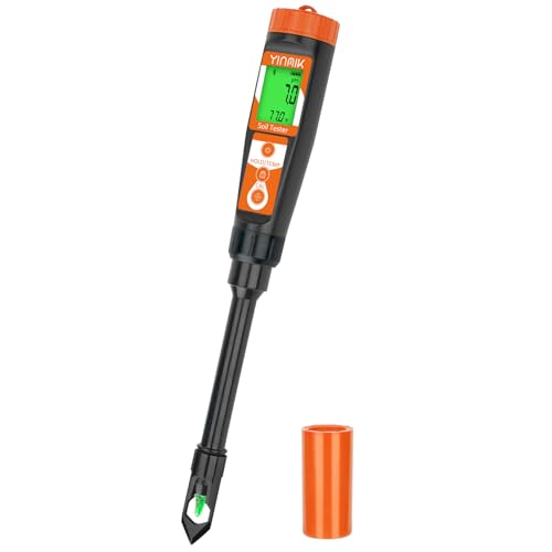 Digital pH Meter for Soil, YINMIK Soil pH Tester for Potted Plants | Professional pH Reader for Soil and Water,Soil pH Test Kit for Garden, Lawn, Greenhouse, Indoor & Outdoor, Farming, Yard Use