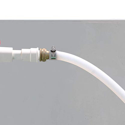 Home Brewing and Winemaking Silicone Tubing, 1/2 inch ID x 3/4 inch OD, 1/8 inch Wall - 10 ft, High Temp Food Grade Tube, Flexible Hose Pipe with Stainless Worm Gear Hose Clamps - color: 13mm x 19mm (1/2"ID x 3/4"OD)