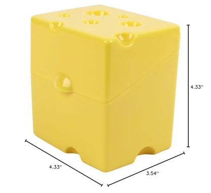 Cheese Storage Container, Airtight ABS Odor Free Easy to with Smooth Surface for Household Refrigerator Organization
