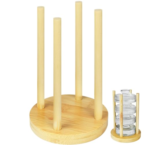 Artcome Glass Weights Organizer - Space Saving Compact Design - Fermentation Weights Holder - Efficient Organization of Kitchen Cabinets & Countertops to Minimize Clutter - Organize up to 4-5 weights - size: holder x 1pc