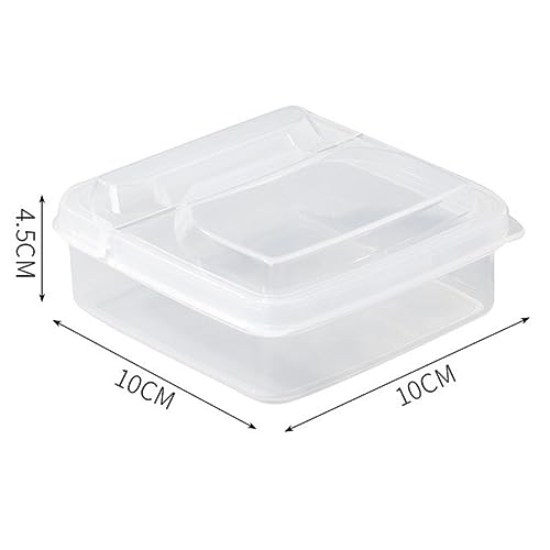 Food Storage Container Flip Cheese Storage Box Refrigerator Fruit Fresh-Keeping Box Butter Packing Box Storage Fresh-Keeping Box Kitchen Refrigerator Food Organizer - size: F