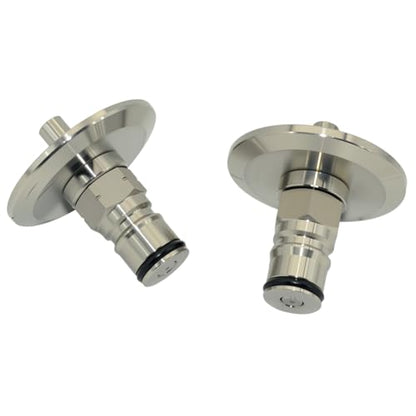 VARMHUS 1.5 Inch Tri Clamp to Ball Lock Post, SS304 Sanitary Beer Fitting 50.5mm OD Ferrule for Conical Fermenter Pressure Transfer Homebrew Kegging