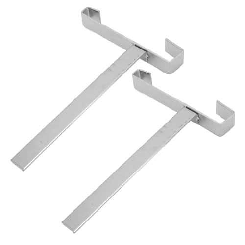 Stainless Steel Beehive Frame Holder, 5 Frames Capacity, Lightweight and Portable, Easy Maintenance, Versatile and Space Saving with Sturdy Construction for Beekeeping