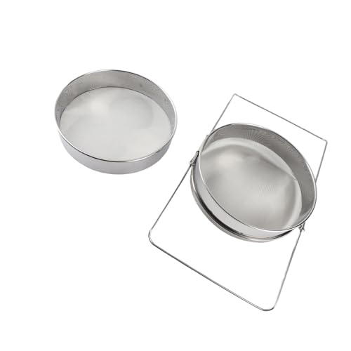 Stainless Steel Honey Filter Beekeeping Double Sieve Strainer 18 Mesh 25 Mesh 304 Apiary Equipment for Beekeepers Professional Tools