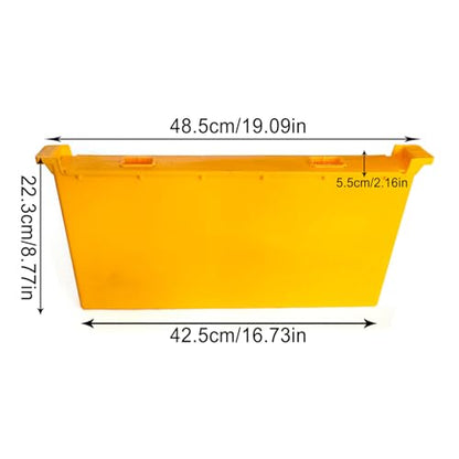 Beehive Frame Feeder 3.5L Bee Feeding Tool | Beekeeping Water Dispenser for Beekeeping, Apiary, Beehive, Hive, Honey, Feeding, Food - color: Yellow