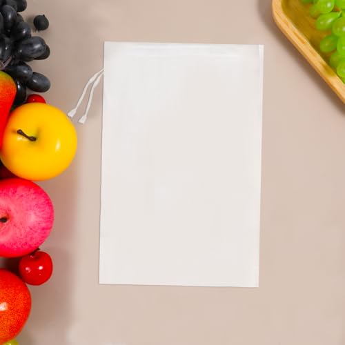 4 Pcs Juicer Bags for Cast Iron Juicer Nut Bag Strainer Juicers Cheesecloth Bags for Juicing Milk Pulp Strainer Cloth Reusable Fine Mesh Bag for Straining Fruit Coffee Yogurt Cheese