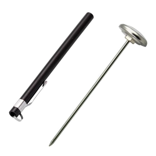 Stainless Steel Food Thermometer with High Precision and Quick Reading for Soup and Coffee, Mini Kitchen Gadget for Restaurant and Hotel Use
